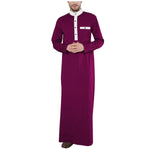 Men's Cotton Jubba Thobe – Tailored Elegance for All Seasons M250207